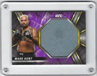Hunt Mark Topps UFC Knockout 2019 JumboFight Mat Relic /25 č.JFRM-MH