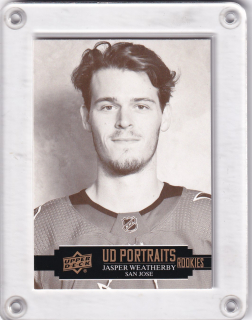 Weatherby Jasper Upper Deck 2021-22 (Liberec) UD Portraits č.P-50