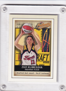 Klimešová Zuzi Fleer Authentix WNBA 2002 Rookie /2002 č.117