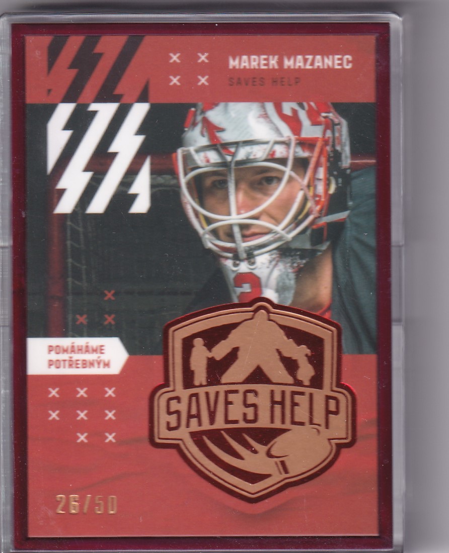 Mazanec Marek Save Help 2022 Red /50 č.11