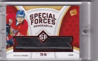 Olesz Rostislav MK Národní tým 2021-22 Special Forces (Stick) - Red /40 č.SF-10