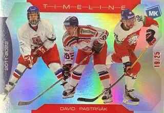 Pastrňák David MK Národní tým 2021-22 TimeLine Rainbow /25 č.TL-01