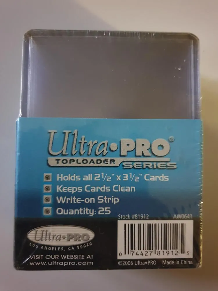 UltraPro Toploader Premium Write on strip Feature (v balení 25ks)