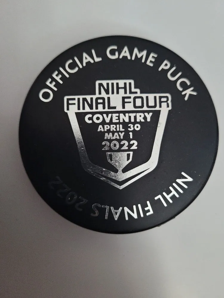Hokejový puky - dvoustranný -  National Ice Hockey League Official Game Puck     