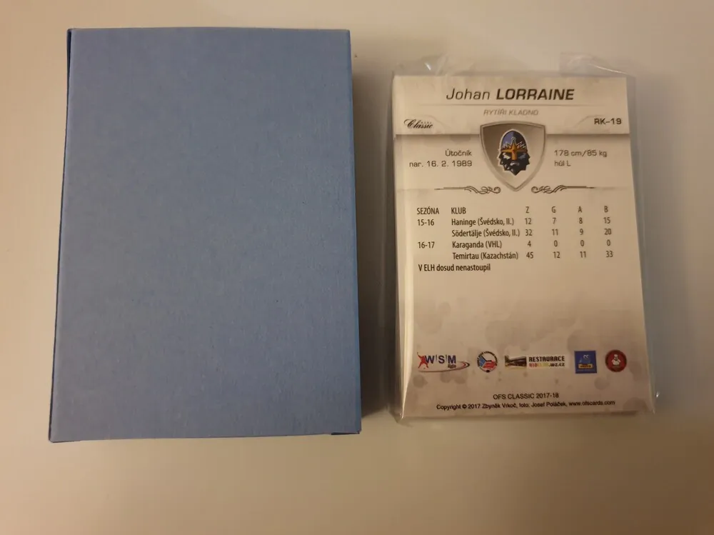 Set Rytíři Kladno 2017/2018 (řadové karty)