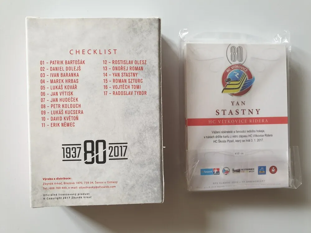 Set Anniversary HC Vítkovice Ridera 2017