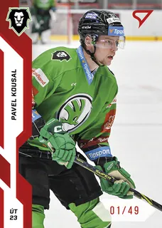 Kousal Pavel SportZoo ELH 2022-23 Red  /49 č.68