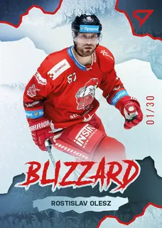 Olesz Rostislav SportZoo ELH 2022-23 Blizzard /30 RED č.BL-28
