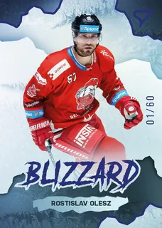 Olesz Rostislav SportZoo ELH 2022-23 Blizzard /60 BLUE č.BL-28