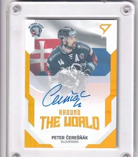 Čerešňák Peter SportZoo TELH 2021-22 II.série Around the World AUTO /90 - SVK č.AWS-28